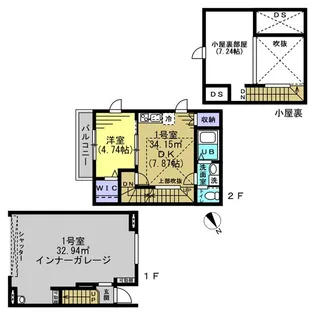 グランデュールDの間取り