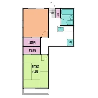 大仁マンション【2階】の間取り