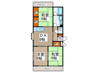 エクセレンスアライ【2階】の間取り