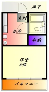 レスブリッジ厚木【2階】の間取り