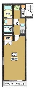 Flone Daita【2階】の間取り