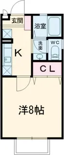 セジュール筒井【1階】の間取り
