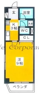 NSロイヤル上原【3階】の間取り