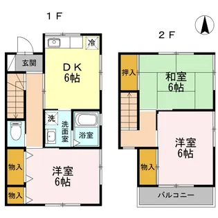 テラスM Aの間取り