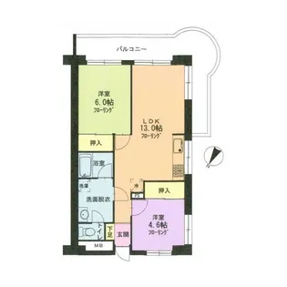 NC FLAT【2階】の間取り