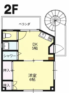 アズール幡ヶ谷【2階】の間取り