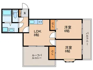ラ・ブランシェ【3階】の間取り