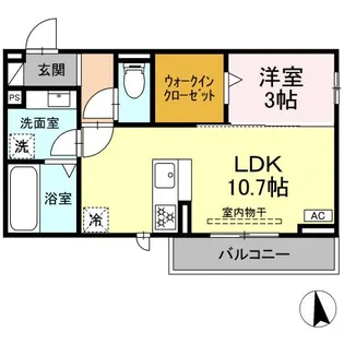 FIELDEN( )【3階】の間取り