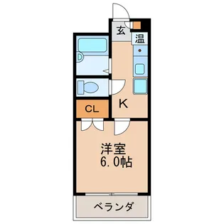 SK徳川【3階】の間取り
