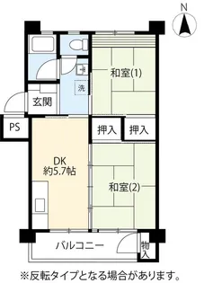 UR小平【5階】の間取り