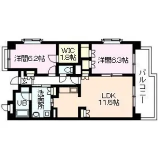 チェリー・アベニュー【3階】の間取り