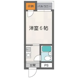 フォンタル西九条【5階】の間取り