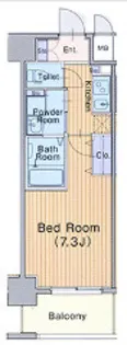 ミュプレ北浜【8階】の間取り