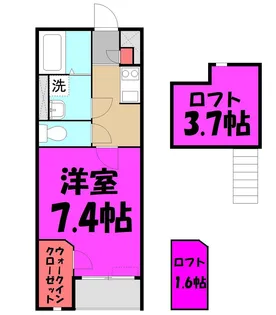 コーポ 地純【1階】の間取り