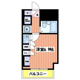 トーシンハイツ立川柴崎町【3階】の間取り
