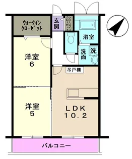 Bel Paese【2階】の間取り