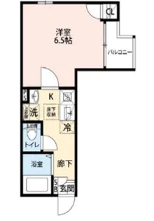エクセラン東立石【2階】の間取り