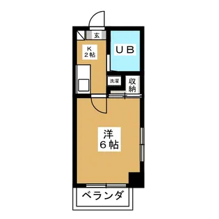 ドゥエリング等々力【2階】の間取り