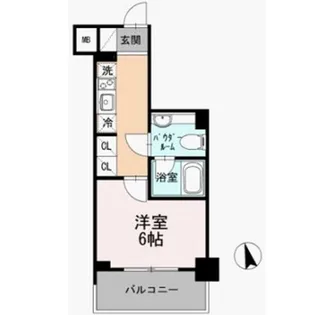 カスタリア大森III【4階】の間取り