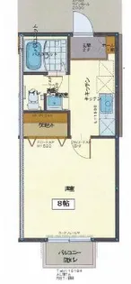 アドヴァンスコート【2階】の間取り