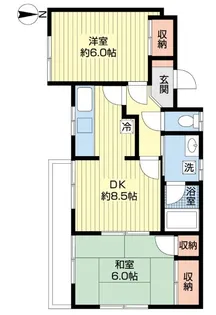 ベルデ用賀(上用賀3)【2階】の間取り