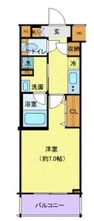 ディアレイシャス東京サウスパレス【2階】の間取り