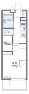 レオパレスレインボーI【1階】の間取り