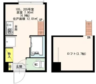 グランリュクス【2階】の間取り