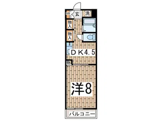 bルピナス金沢【2階】の間取り