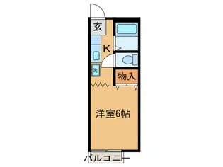 メゾンドルミエ-ルA棟【2階】の間取り