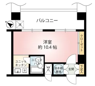 ダイアパレス飯田橋【6階】の間取り