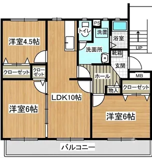 ミクリエ【3階】の間取り