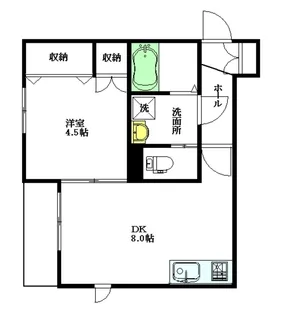 パークファミリア【1階】の間取り