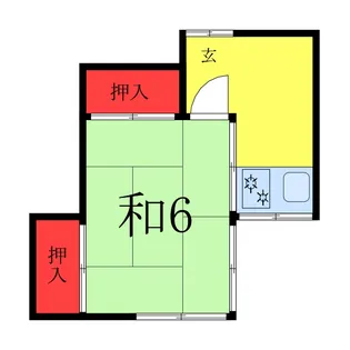 小野荘【2階】の間取り