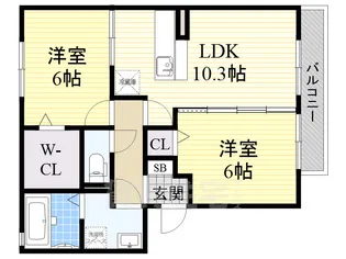グランドゥール【3階】の間取り