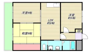 ワイズレジデンス守口【1階】の間取り