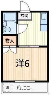 第2成和ハイツ【2階】の間取り