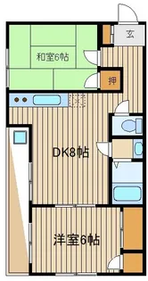 グリーンヒルズ【2階】の間取り