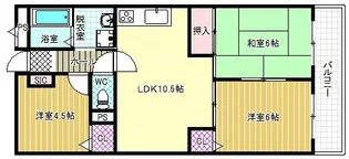 サン・ピープル【2階】の間取り