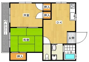 アーバン宇美【2階】の間取り