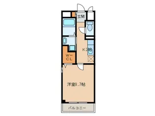 シーブラウン【3階】の間取り