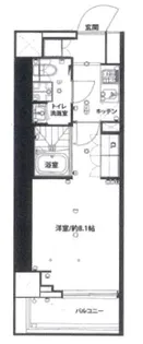 MAXIV KOHOKU ALEGRIACOURT【5階】の間取り