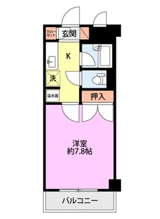 ファインプラザ【4階】の間取り