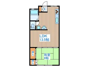 ヒルサイド上野山【2階】の間取り