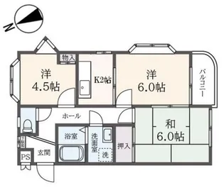 アメニティ相模原【2階】の間取り