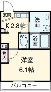 メゾン・ル・ソール【2階】の間取り