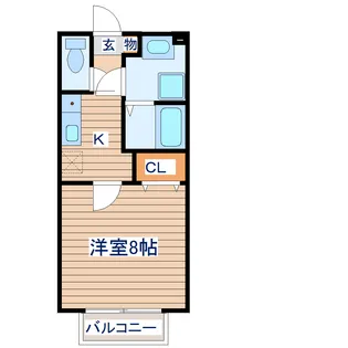 エクシリア一本杉【2階】の間取り