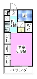 リブリヘルック【1階】の間取り