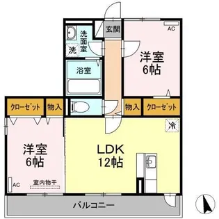 パーク レジェンダ A【1階】の間取り