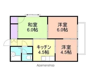 セジュール三浦【2階】の間取り